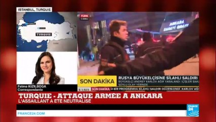#URGENT - L'ambassadeur russe à Ankara tué par balle : L'assaillant a été neutralisé