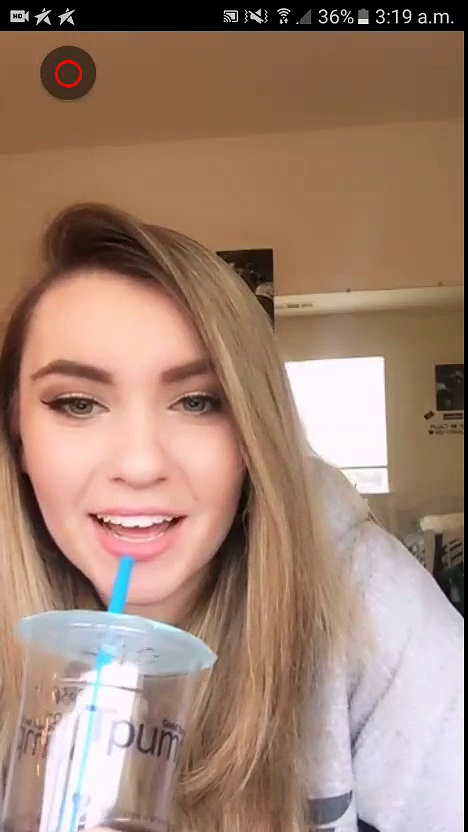 beautiful girl drinking