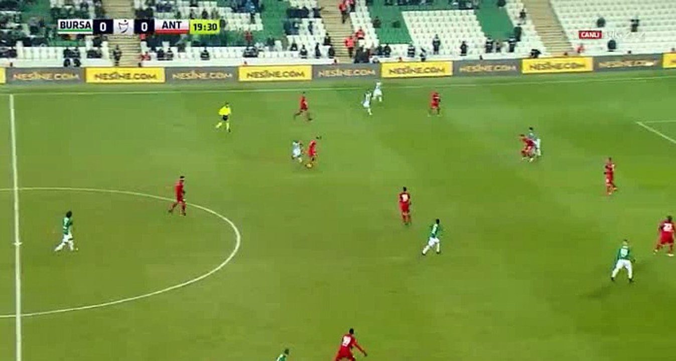 Kubilay Kanatsizkus Goal - Bursaspor	1-0	Antalyaspor 19.12.2016