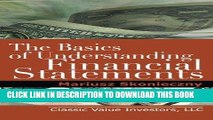 [PDF] The Basics of Understanding Financial Statements: Learn How to Read Financial Statements by