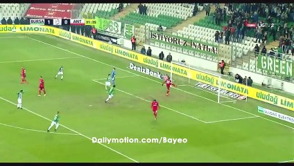Pablo Batalla Goal - Bursaspor 2-0 Antalyaspor - 19.12.2016
