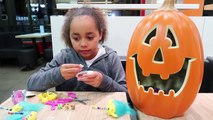 Giant Halloween Pumpkin Toy Surprise - McDonalds Happy Meal - Disney Toys - Shopkins Surprise Eggs