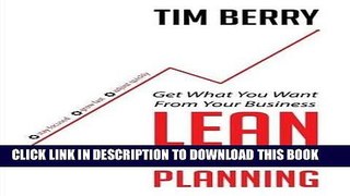 [PDF] Lean Business Planning: Get What You Want From Your Business Full Collection
