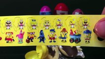 4 Kinder Surprise Eggs Cars2, Peppa pig, Spongebob and Hello Kitty unwrapping toys - Lababymusica