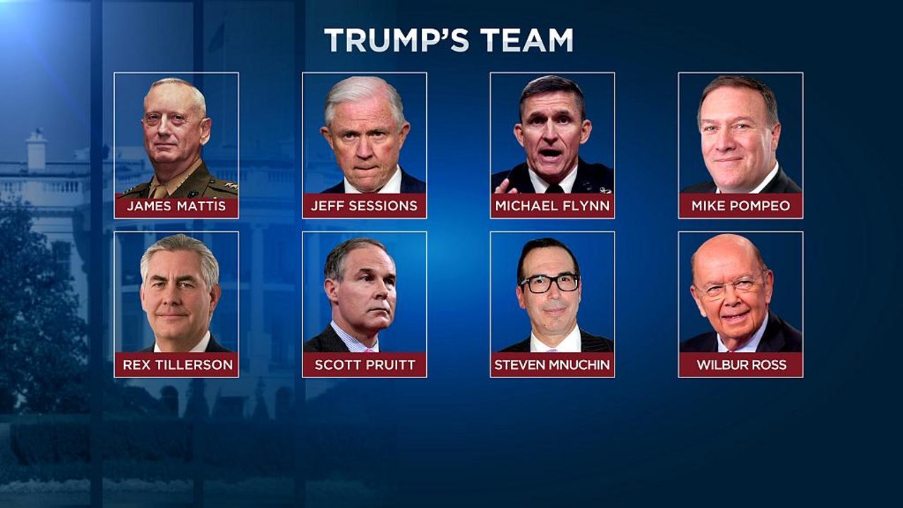 Trumps Team: Ein Rudel scharfer Hunde
