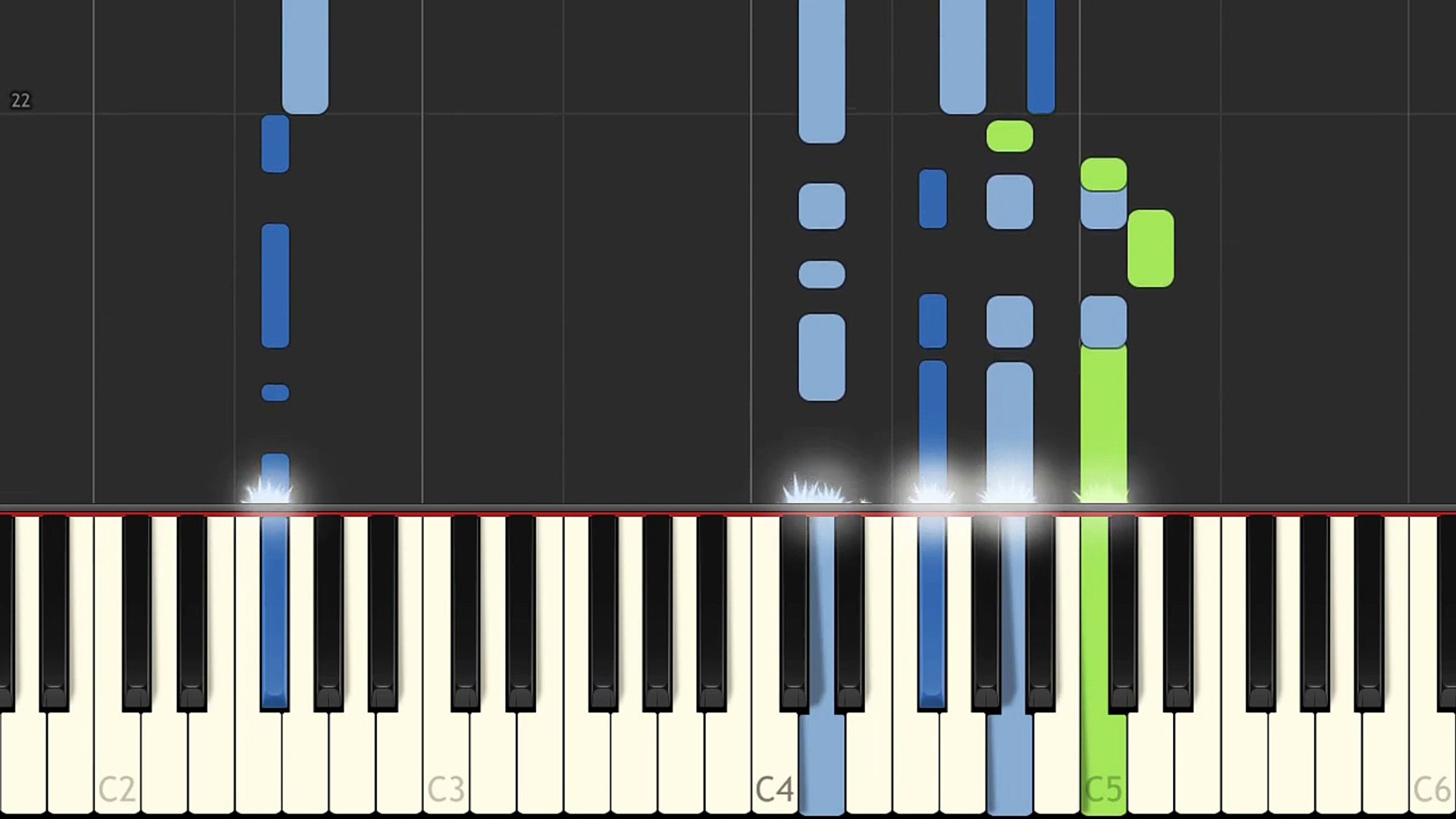 Comment jouer "Le coup de soleil" sur votre piano ? - Vidéo Dailymotion