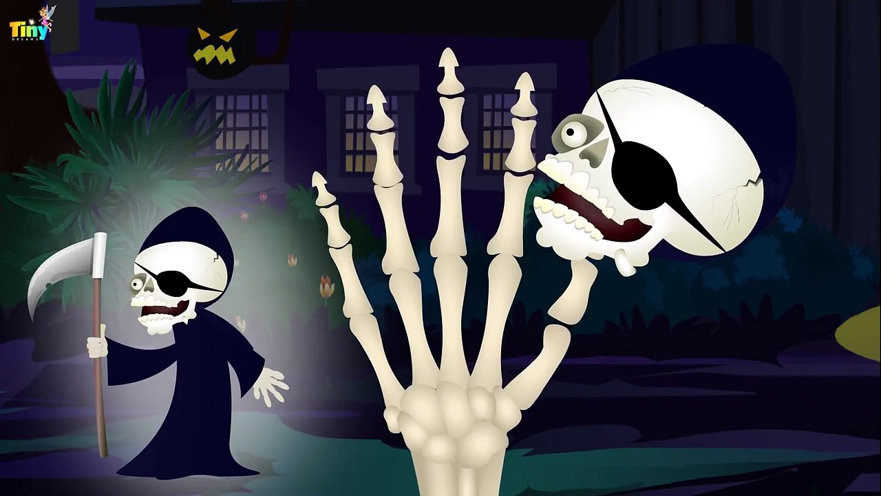 Skeleton Finger Family | Halloween Song | Nursery Rhymes For Kids