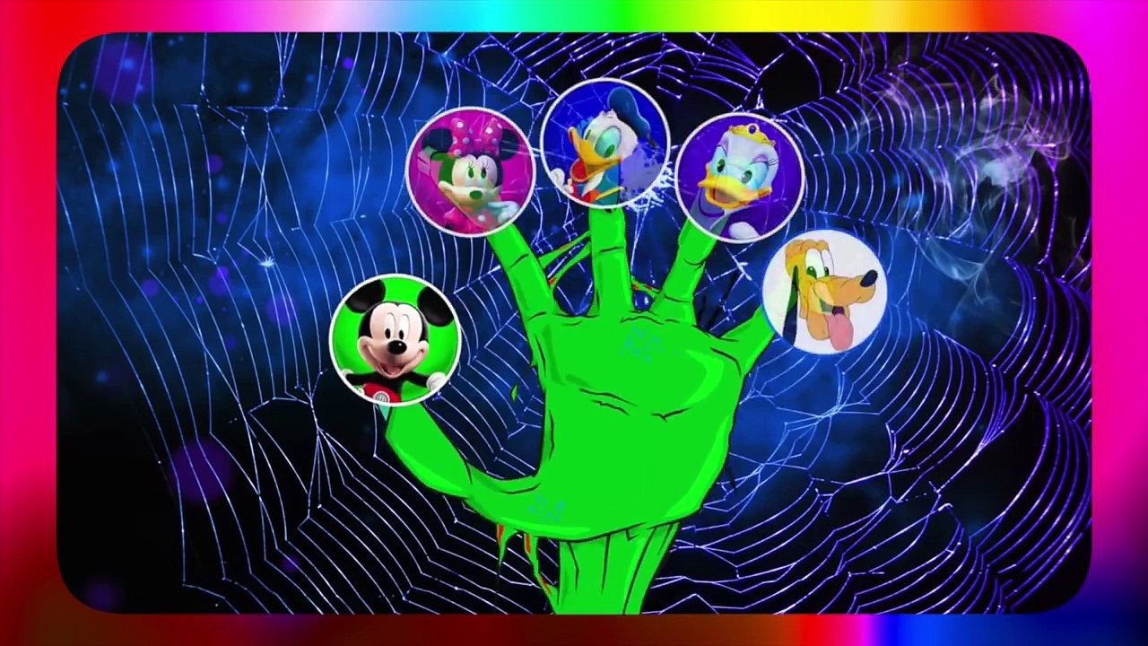 Mickey Mouse Bugs and Spiders Finger Family Songs Compilation! - video