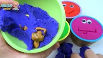 Play Dough Ice Cream Cups Surprise Toys Paw Patrol Dora Minions Masha Learn Colors Creative for Kids