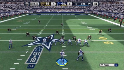 TD Bryant vs New Orleans Madden NFL 16