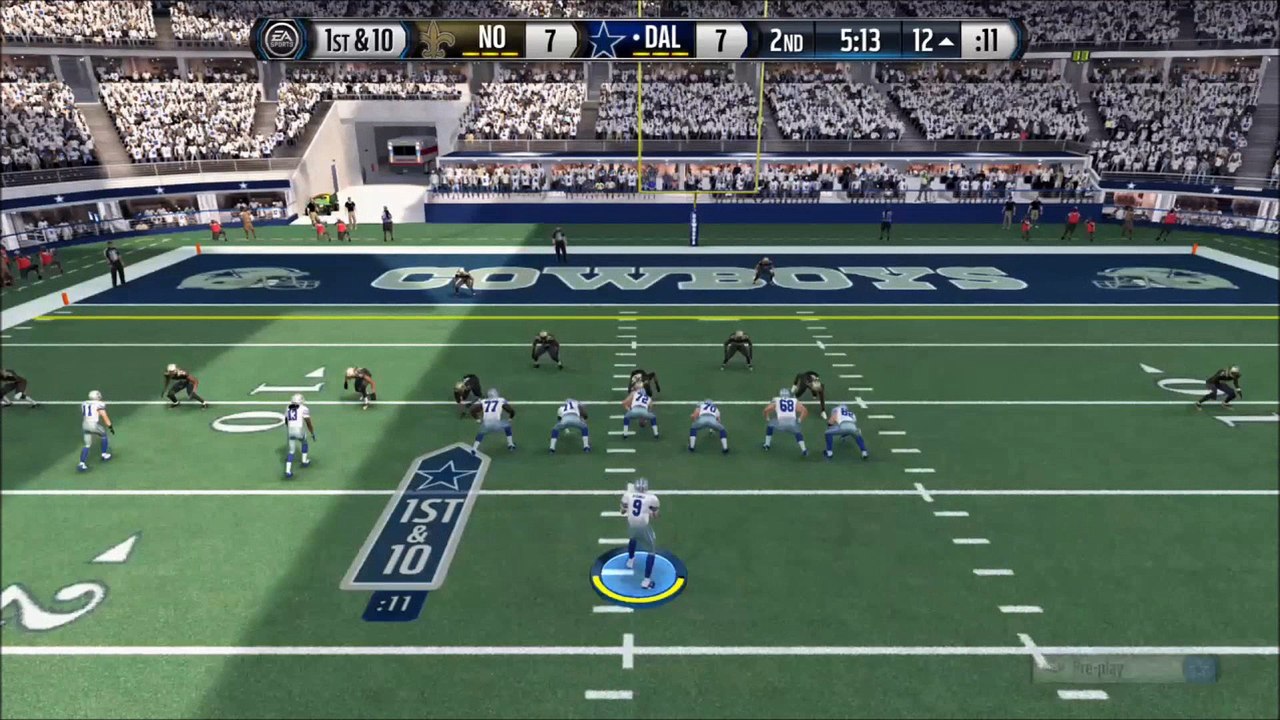 TD Bryant vs New Orleans Madden NFL 16