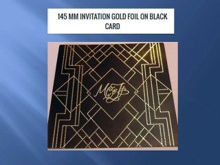 foil printing invitations