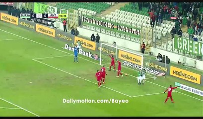 All Goals & Highlights HD - Bursaspor 2-1 Antalyaspor - 19.12.2016