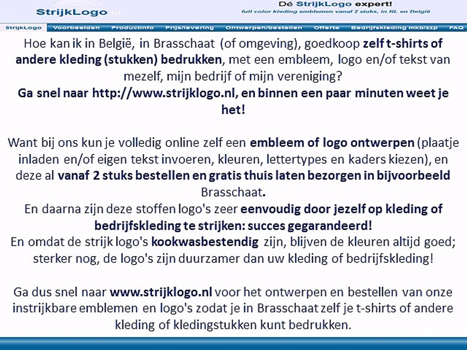 Zelf kleding bedrukken Brasschaat