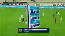 Goal Pekhart T. (1_0) AEK Athens - PAS Giannina