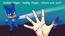 Pj Masks Finger Family Catboy & Gekko & Luna Girl & Romeo & Owlette Nursery Rhymes For Kids
