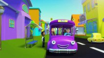 the wheels on the bus go round and round | nursery rhymes | vehicles song | kids rhymes