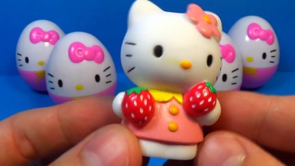 Télécharger la video: HELLO KITTY surprise eggs! Unboxing 5 eggs surprise Hello Kitty for Kids for BABY Toys MymillionTV