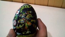 Surprise eggs teenage mutant ninja turtles huevo Kinder Surprise tortugas ninja