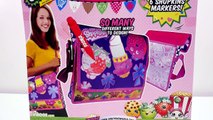 Shopkins Messenger Bag - Custom Shopkins Coloring Handbag - Apple Blossom Strawberry Kiss