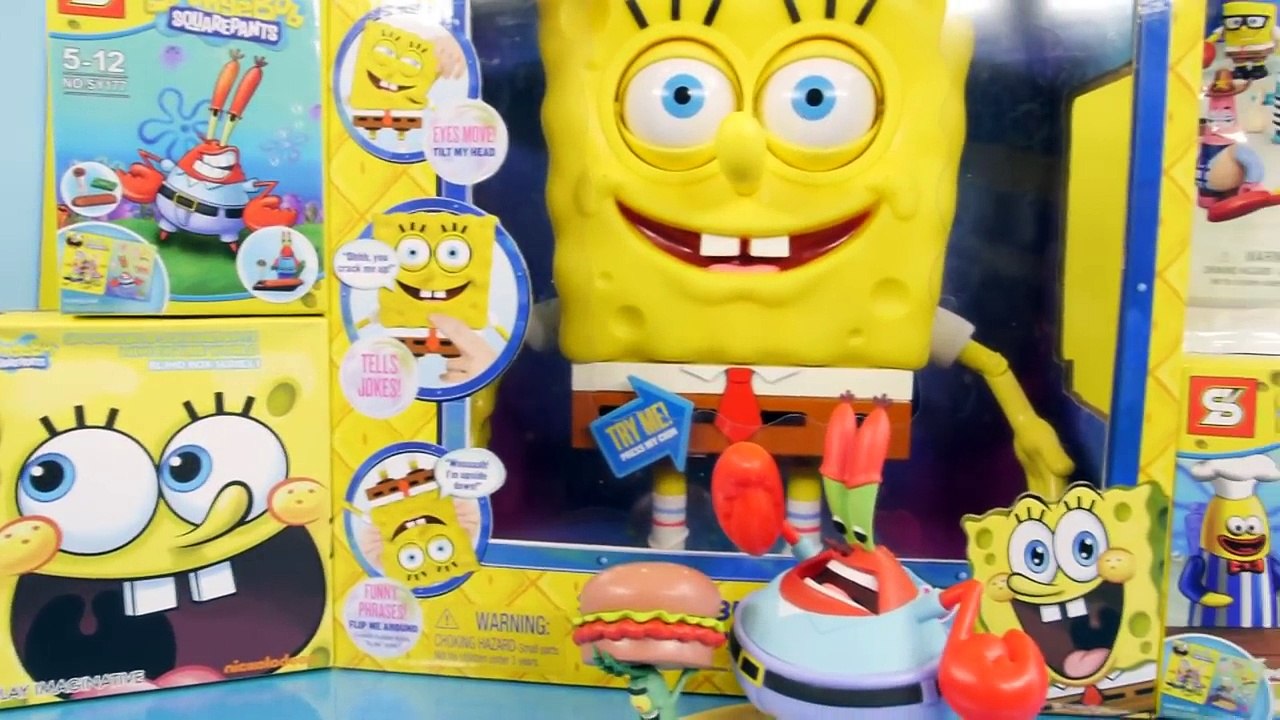 Spongebob Squarepants Toys Videos MEGA Spongebuddy Surprise Blind Boxes Disney Cars Toy Club