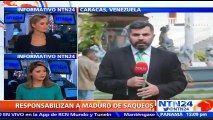 Diputado Ángel Medina dice que el gobierno de Maduro debe indemnizar a los comerciantes afectados por ola de saqueos