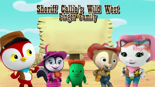 Sheriff Callies Wild West Finger Family Cartoon Animation Nursery Rhyme