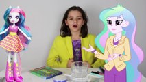 My Little Pony Princess Celestia Makeup Tutorial! Equestria Girl Doll Cosplay | Kittiesmama