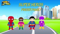SuperHeroes Finger Family Nursery Rhymes | Cute SuperHeroes Finger Family Songs For Kids