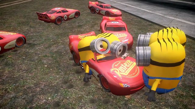 Les Minions & Flash McQueen Disney Cars 2 | Dessin animé en Francais pour enfant