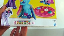 Play Doh Frozen meets My Little Pony ♡ Anna and Elsa ♡ Make N Style Ponies