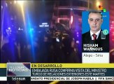 Condena Siria asesinato de embajador ruso en Turquía