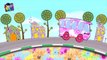 Wheels On The Bus Go Round and Round | Flowers Wheels on the Bus Nursery Rhyme for Children