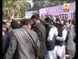 TMC MP Tapas Pal on protest against Sadhvi's comment