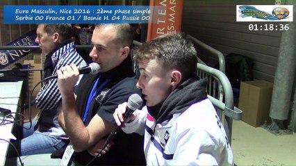 Seconde phase poules simple, Sport Boules, Euro Masculin, Nice 2016