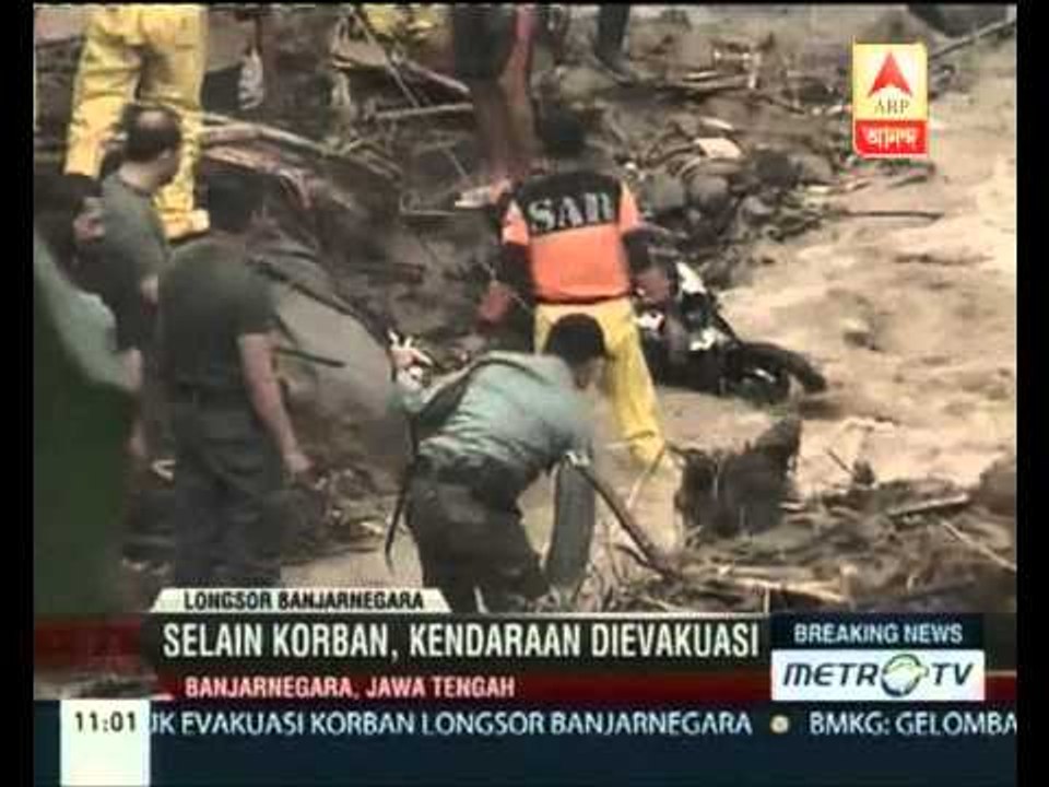 landslide in Indonesia