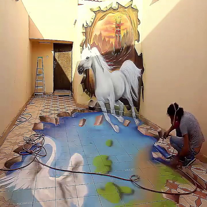 3d sokak sanatı