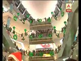 Crowd at a Shopping mall of Kolkata on Christmass evening