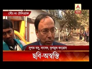 TMC MP Sougata Roy opposes Govt.'s order on poster of swamiji, netaji and mamata