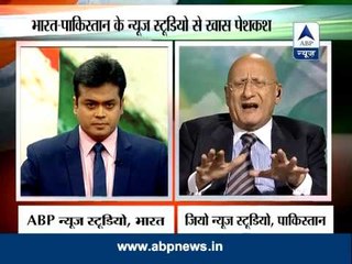 Big Debate on Indo-Pak relationship from ABP News-Geo News studios
