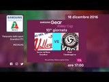 Scandicci - Casalmaggiore 0-3 - Highlights - 10^ Giornata - Samsung Gear Volley Cup 2016/17