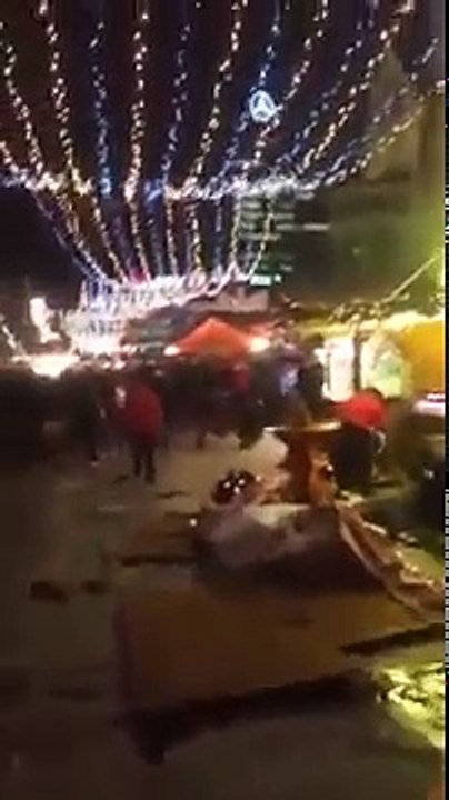 Berlin truck raging in Christmas market - Islamic terrorist attack in Nice style.