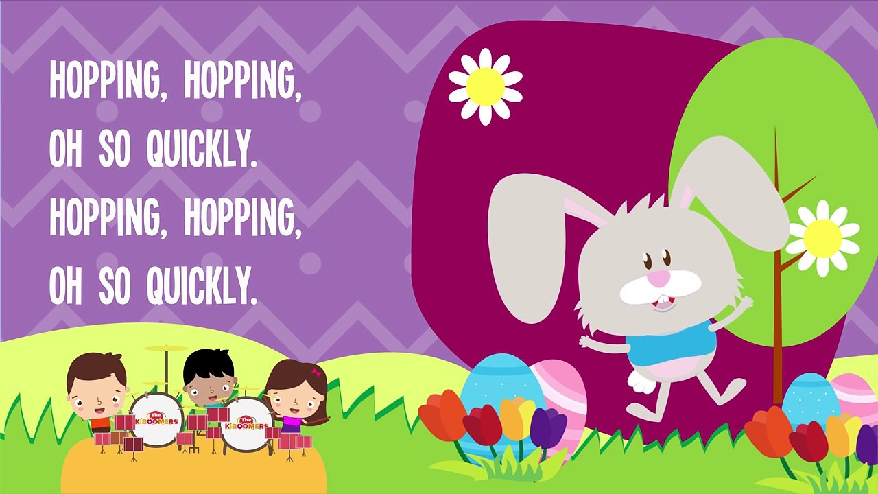 Hippity Hoppity Easter Bunny Song Lyrics for Kids Nursery rhymes for