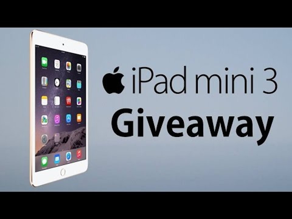 [CLOSED] iPad Mini 3 Giveaway!