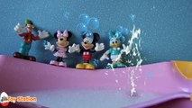 Five Little Mickey Jumping on the Bathtub | Five Little Monkeys Jumping on the Bed Nursery Rhyme