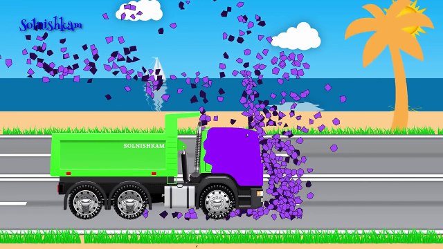 Машинки. Полицейские машины. Яйца с сюрпризом. Грузовик. Учим цвета. Развивающий мультик