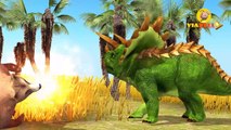 Dinosaur Vs Gorilla Vs Lion Finger Family Songs | Kids Learning Color Songs & Animals Cartoon Rhymes
