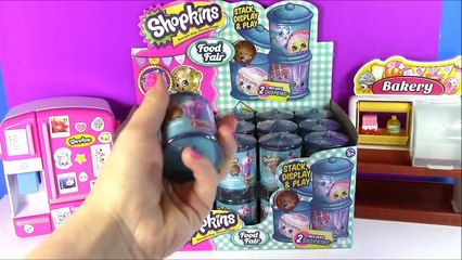 SHOPKINS FOOD FAIR Candy Jars! Jelly B Bubbles Kooky Cookie Special Edition! FUN Unboxing