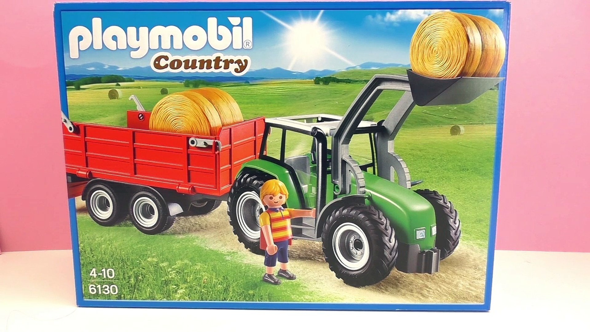 playmobil tractor trailer