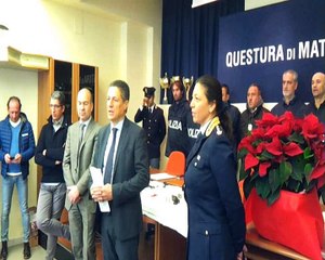 POLIZIA: UN ANNO DI ATTIVITA' MATERA 19-12-2016